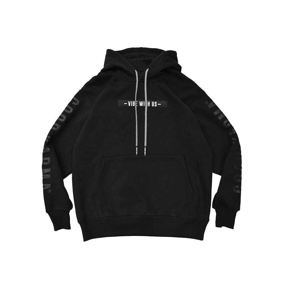 VIBE WITE US HOODIE