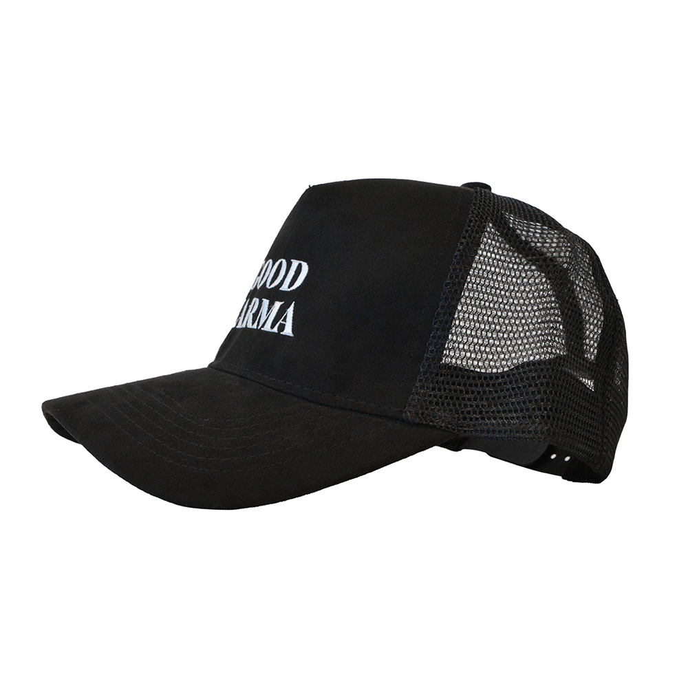 VEGAN SUEDE MESH CAP