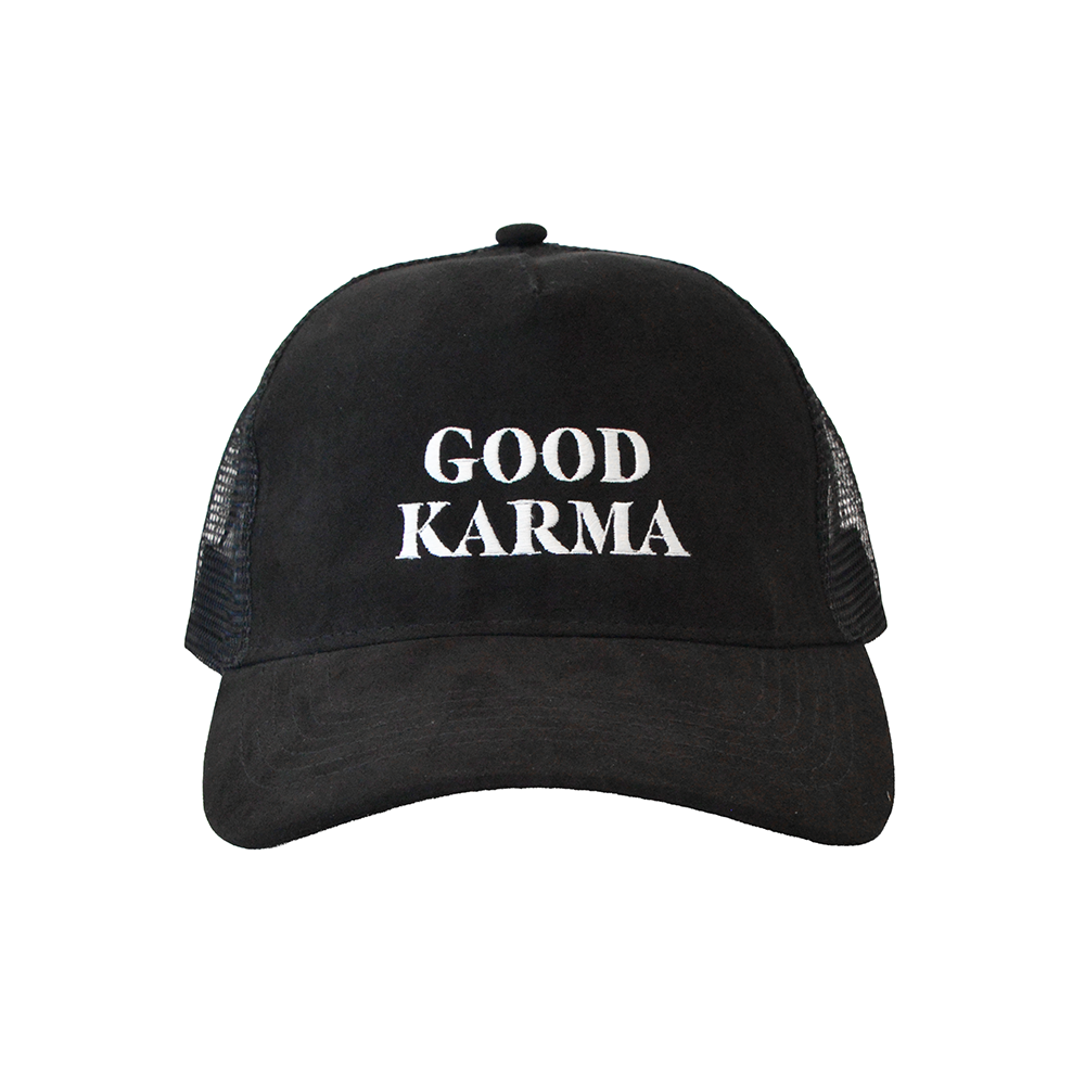 VEGAN SUEDE MESH CAP